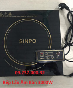 Bếp lẩu âm bàn 3000W, bếp từ vuông nhà hàng chính hãng chất lượng