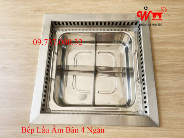 Bếp lẩu tự tiêu, khử khói mùi âm bàn, sang trọng, giống haidilao, hotpot - Ảnh 28