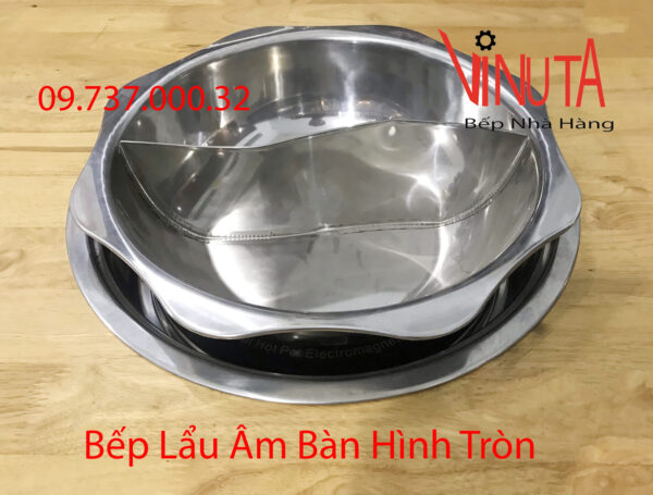 Bếp từ đơn tròn âm bàn nhà hàng, bếp điện từ chuyên nấu lẩu quán ăn - Ảnh 7