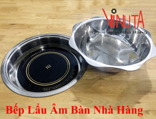 bếp lẩu âm bàn | bộ bếp lẩu hình tròn âm bàn nhà hàng | bếp lẩu quán ăn - Ảnh 4