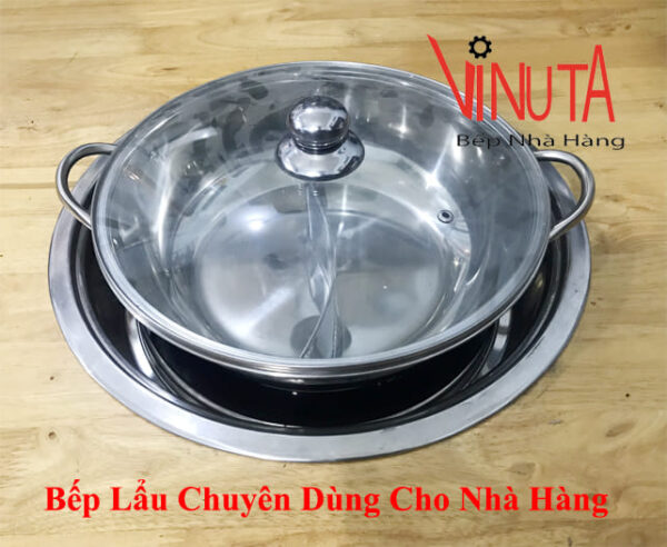 bếp lẩu âm bàn | bộ bếp lẩu hình tròn âm bàn nhà hàng | bếp lẩu quán ăn