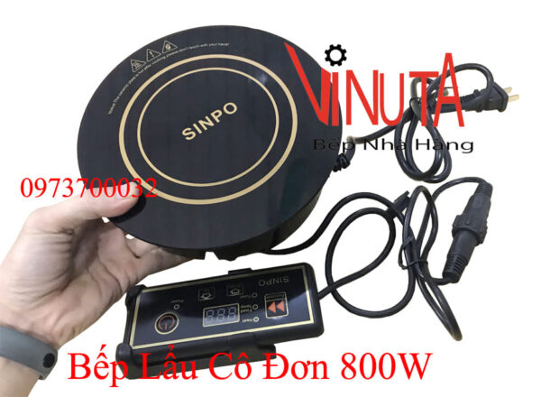 bếp từ lẩu cô đơn | Bếp điện từ nấu lẩu cô đơn 800W| Lẩu cô đơn FA | Lẩu 1 người - Ảnh 6