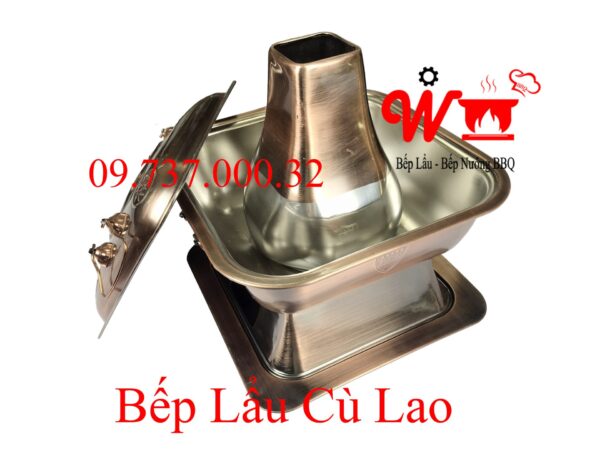 Cù lao inox 304, lẩu cá dân ích, nồi nấu lẩu bằng than, giá nồi lẩu cù lao inox - Ảnh 5