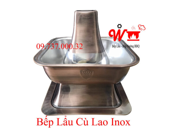 Nồi nấu lẩu cù lao inox 304, lẩu cá dân ích, nồi nấu lẩu bằng than - Ảnh 9