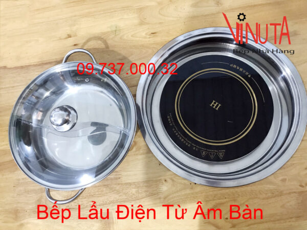 nồi lẩu âm bàn | bộ bếp lẩu tròn âm bàn nhà hàng, quán ăn giá rẻ, uy tín, chất lượng - Ảnh 5