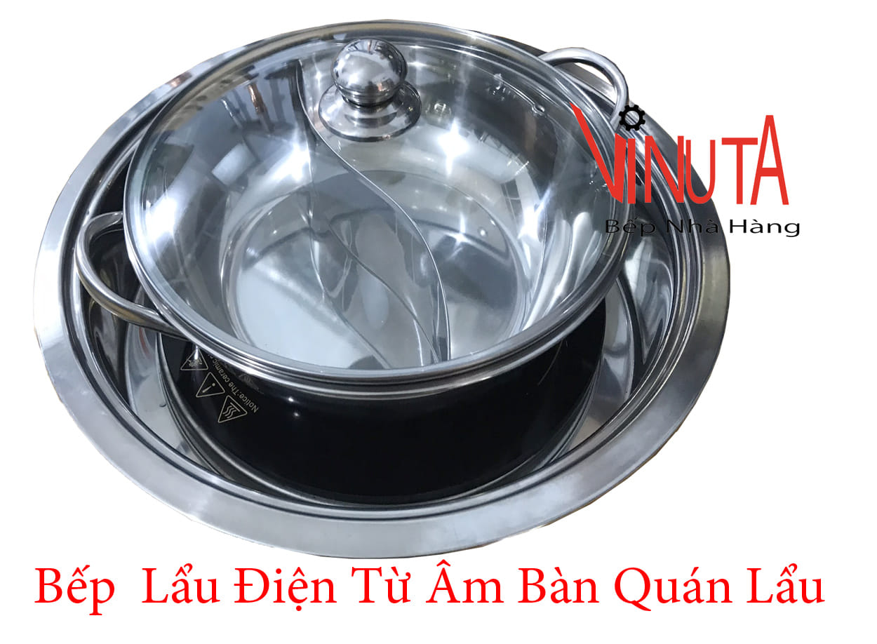 bếp lẩu điện từ âm bàn quán lẩu