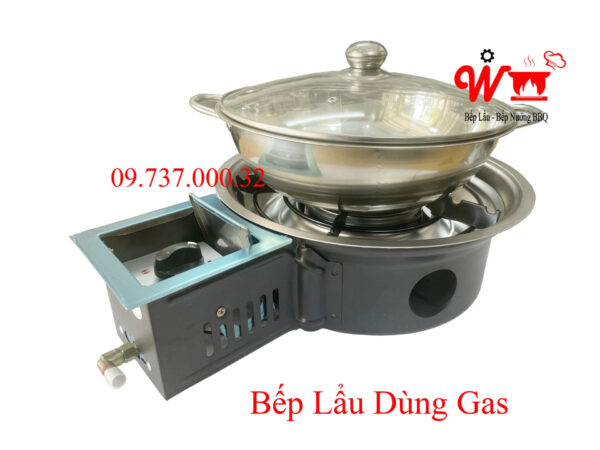 Bếp lẩu nướng gas BBQ âm bàn, giá rẻ, chất lượng tốt, bền, đẹp dùng Ga - Ảnh 4