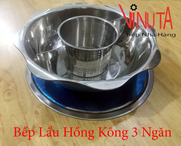 Mua nồi lẩu inox hình tròn 3 ngăn, bảo đảm uy tín, chất lượng, giá rẻ - Ảnh 2