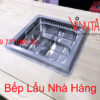 Bếp lẩu âm bàn nhà hàng | bộ Nồi (bếp) lẩu đơn hình vuông 3000w 4 ngăn