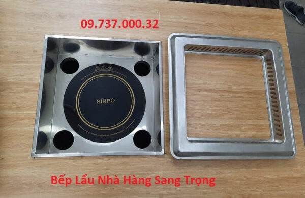 Bếp từ lẩu tròn âm bàn, Bếp lẩu âm bàn nhà hàng chuyên lẩu chất lượng - Ảnh 6