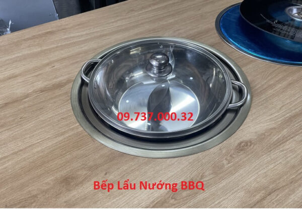 Bếp lẩu nướng điện âm bàn, bếp lẩu nướng BBQ nhà hàng sang trọng - Ảnh 4