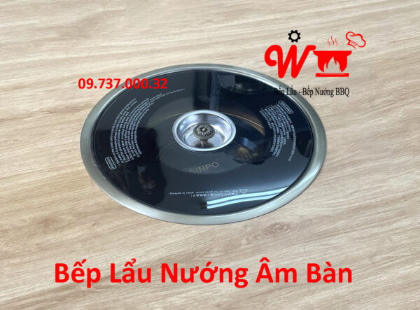 Bếp nướng lẩu điện BBQ âm bàn, dùng cho nhà hàng, quán lẩu, đẹp, bền, giá rẻ - Ảnh 10
