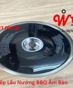 Alternative view of Bếp lẩu nướng điện nhà hàng, bếp lẩu nướng bbq 2 trong 1 âm bàn