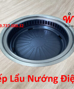 Bếp nướng lẩu điện BBQ âm bàn, dùng cho nhà hàng, quán lẩu, đẹp, bền, giá rẻ
