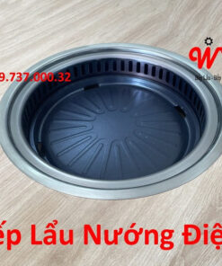 Bếp lẩu nướng âm bàn, bếp lẩu nướng 2 trong 1 bằng điện chất lượng