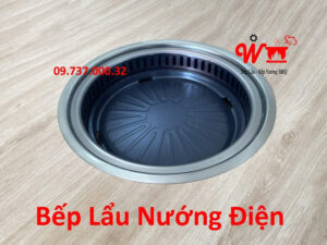 Bếp lẩu nướng âm bàn, bếp lẩu nướng 2 trong 1 bằng điện chất lượng