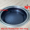 Bếp lẩu nướng điện nhà hàng, bếp lẩu nướng bbq 2 trong 1 âm bàn