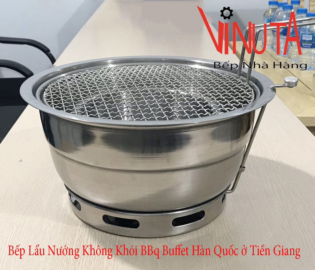 bếp lẩu nướng không khói bbq buffet hàn quốc ở tiền giang