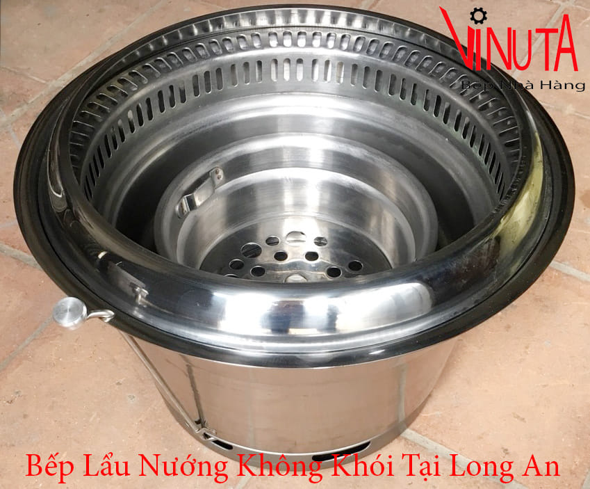 bếp lẩu nướng không khói tại long an