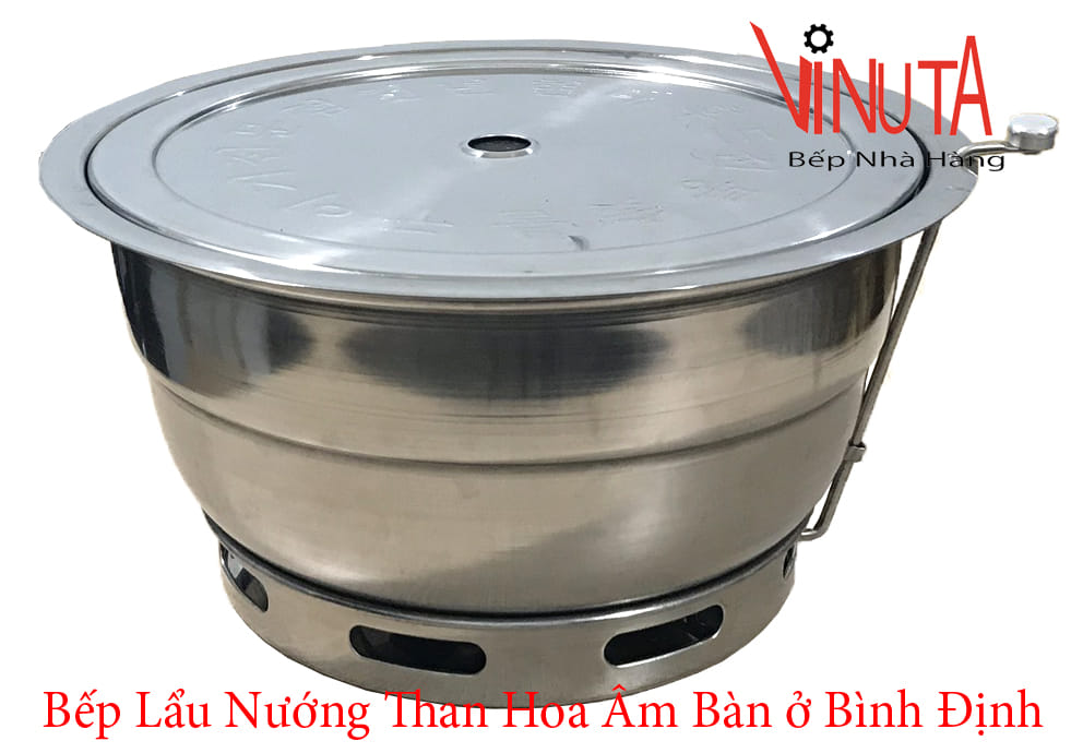 bếp lẩu nướng than hoa âm bàn ở bình định