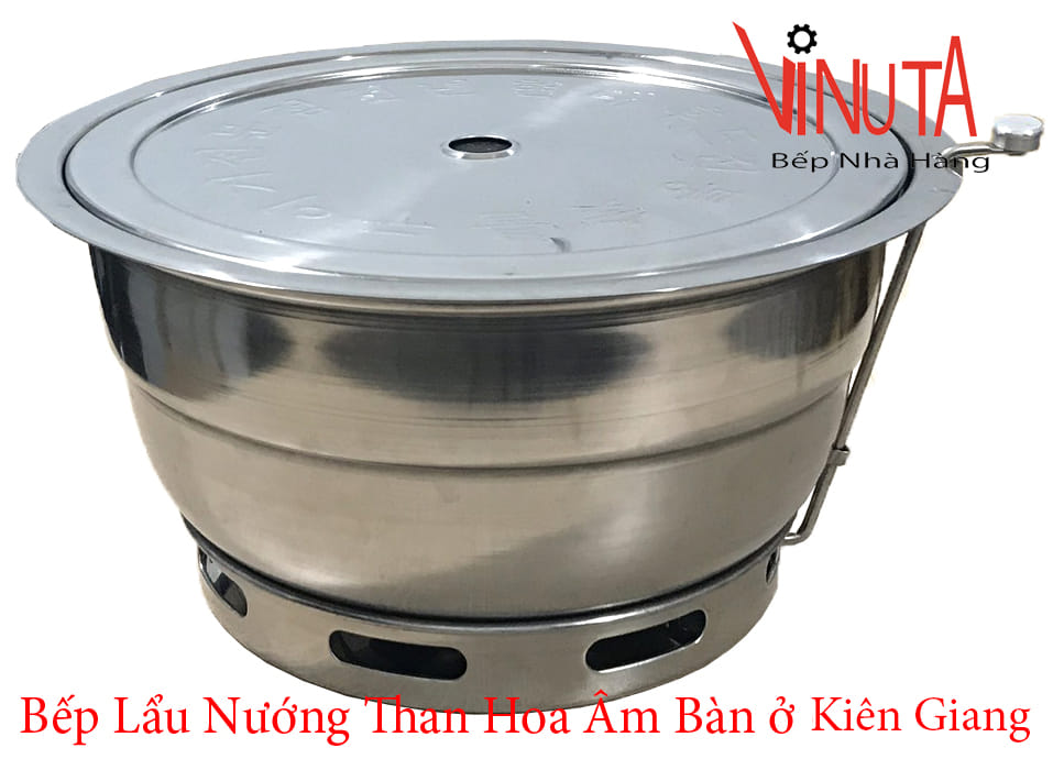 bếp lẩu nướng than hoa âm bàn ở kiên giang