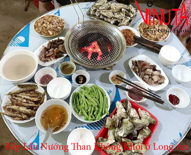 bếp lẩu nướng than không khói ở long an