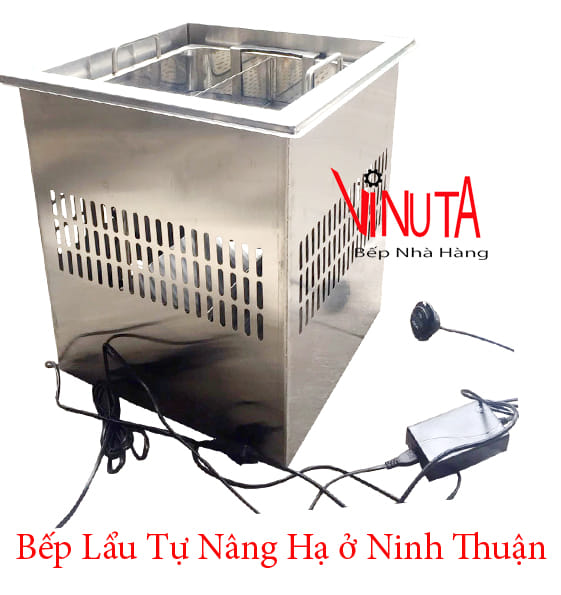 bếp lẩu tự nâng hạ ở ninh thuận