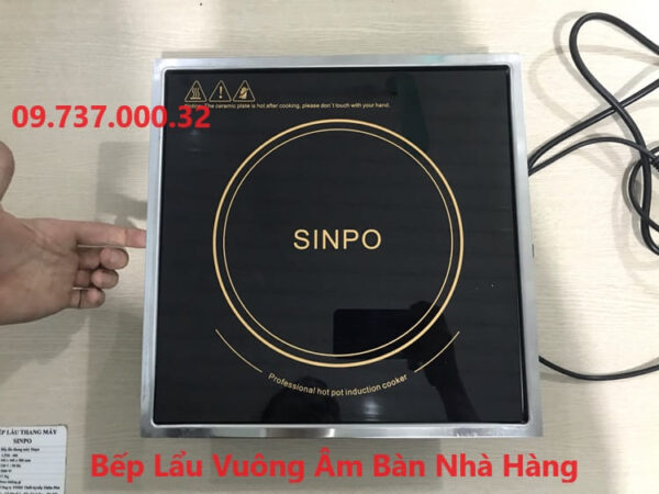Bếp từ vuông nhà hàng 2500W, bếp lẩu âm bàn tốt nhất cho nhà hàng - Ảnh 2