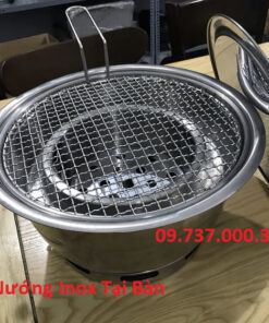 Alternative view of Bếp nướng âm bàn nhà hàng, bếp nướng than BBQ tại bàn không khói