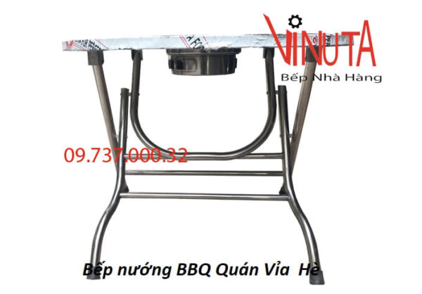 Bếp nướng tròn tại bàn,bếp nướng bbq than hoa cho quán nhậu, buffet - Ảnh 3