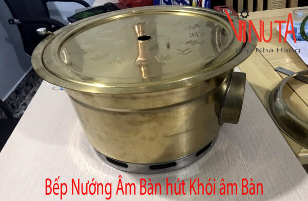 Bếp Nướng Âm Bàn Hút Khói Dưới - Ảnh 2