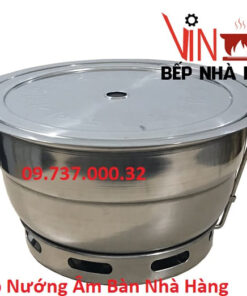 Bếp nướng âm bàn nhà hàng, bếp nướng than BBQ tại bàn không khói