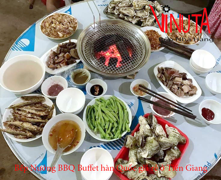 bếp nướng bbq buffet hàn quốc giá rẻ ở tiền giang