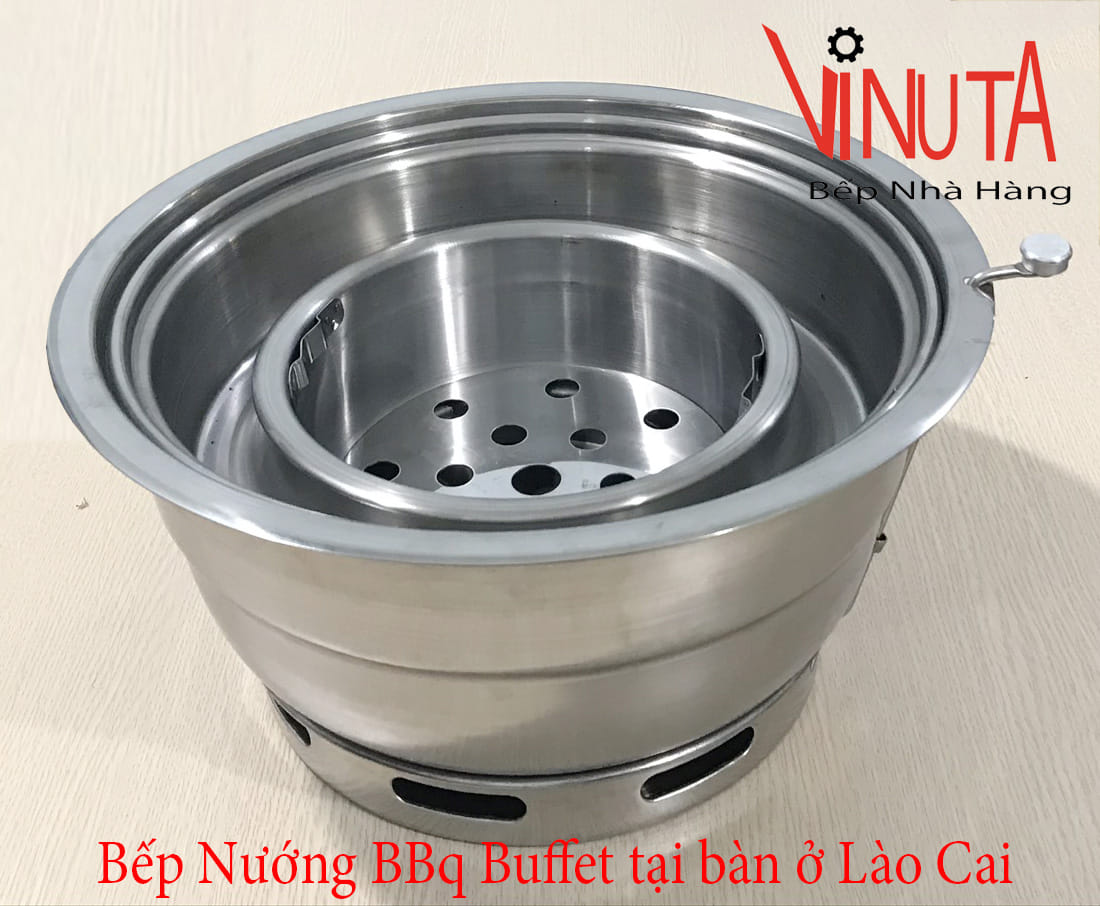 bếp nướng bbq buffet tại bàn ở lào cai