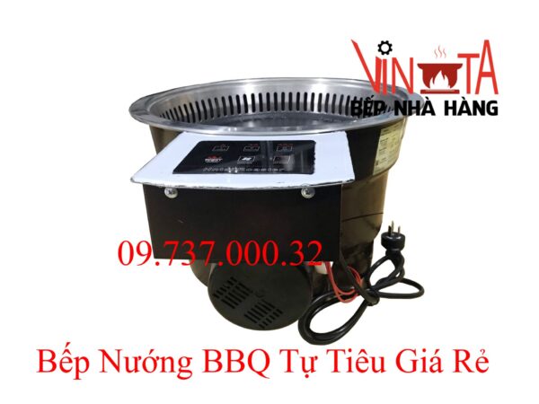 Bếp nướng tự tiêu, Lò nướng bbq âm bàn bằng điện tự tiêu khói mùi giá rẻ - Ảnh 5