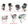 Bếp nướng chân cao, lò nướng than hoa sân vườn, bếp nướng đứng ngoài Trời