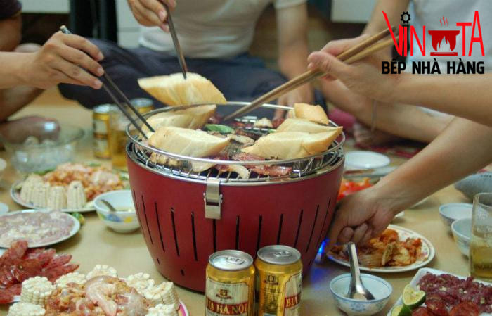 bếp nướng than hoa dùng cho dã ngoại