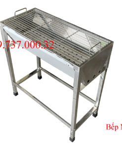 Bếp nướng inox sân vườn, gia đình, picnic, homestay