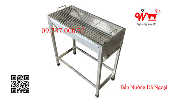 Bếp nướng inox sân vườn, gia đình, picnic, homestay