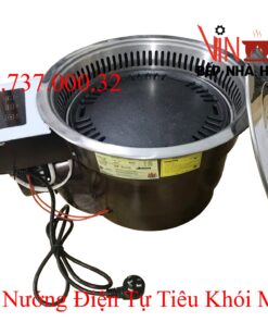 Bếp nướng tự tiêu, Lò nướng bbq âm bàn bằng điện tự tiêu khói mùi giá rẻ