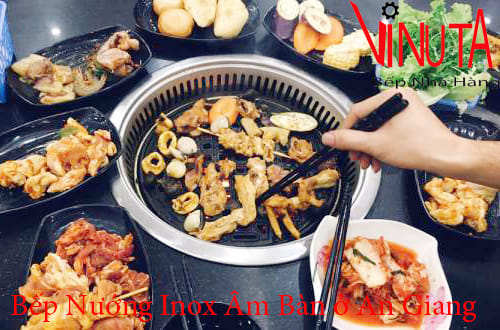 bếp nướng inox âm bàn ở An Giang