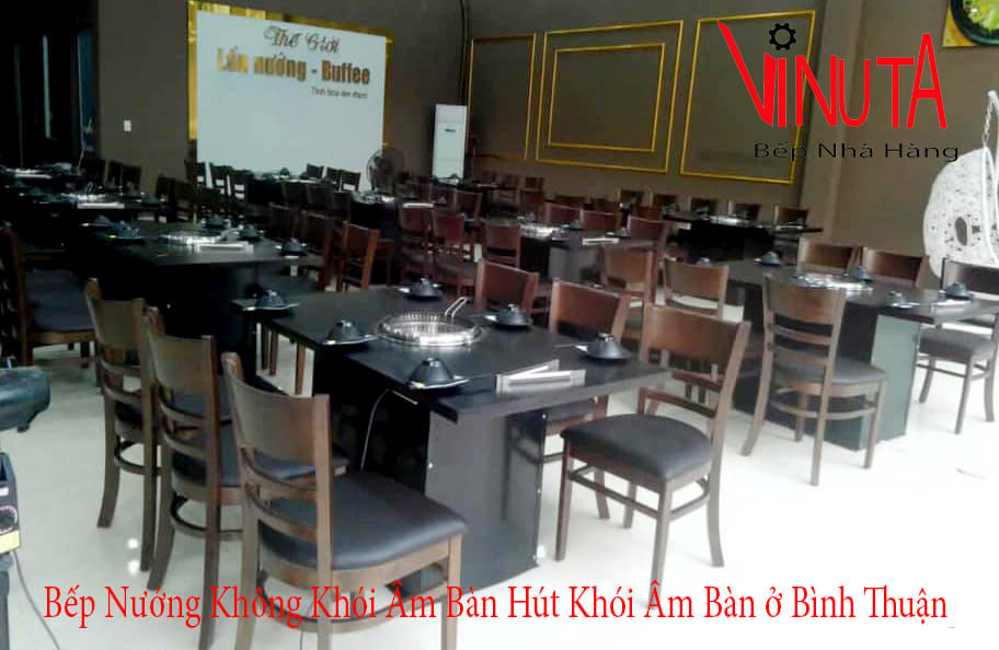 bếp nướng không khói âm bàn hút khói âm bàn ở bình thuận