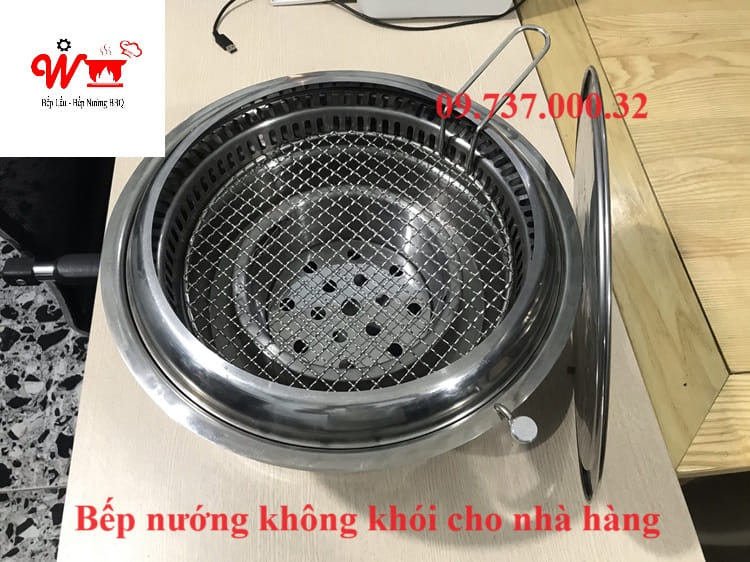 bếp nướng không khói cho nhà hàng