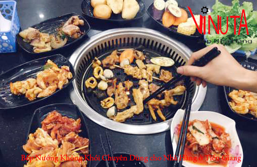 bếp nướng không khói chuyên dùng cho nhà hàng ở tiền giang