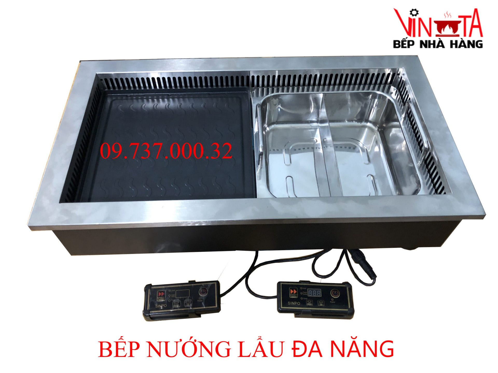 bếp nướng lẩu đa năng