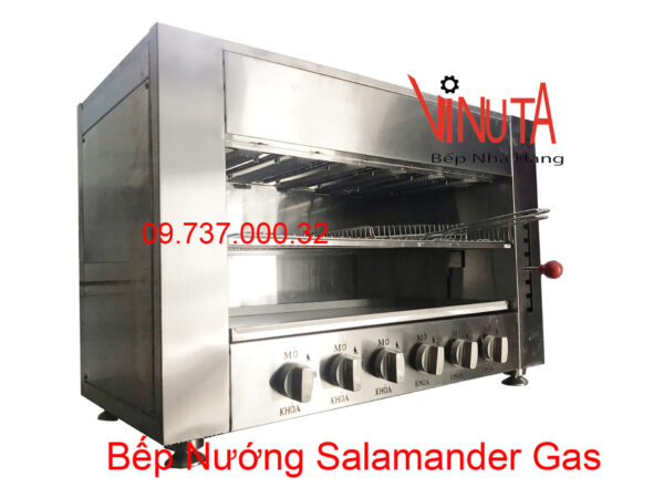 lò nướng salamander 6 họng gas | bếp nướng thịt, hải sản bằng gas uy tín, giá rẻ - Ảnh 2