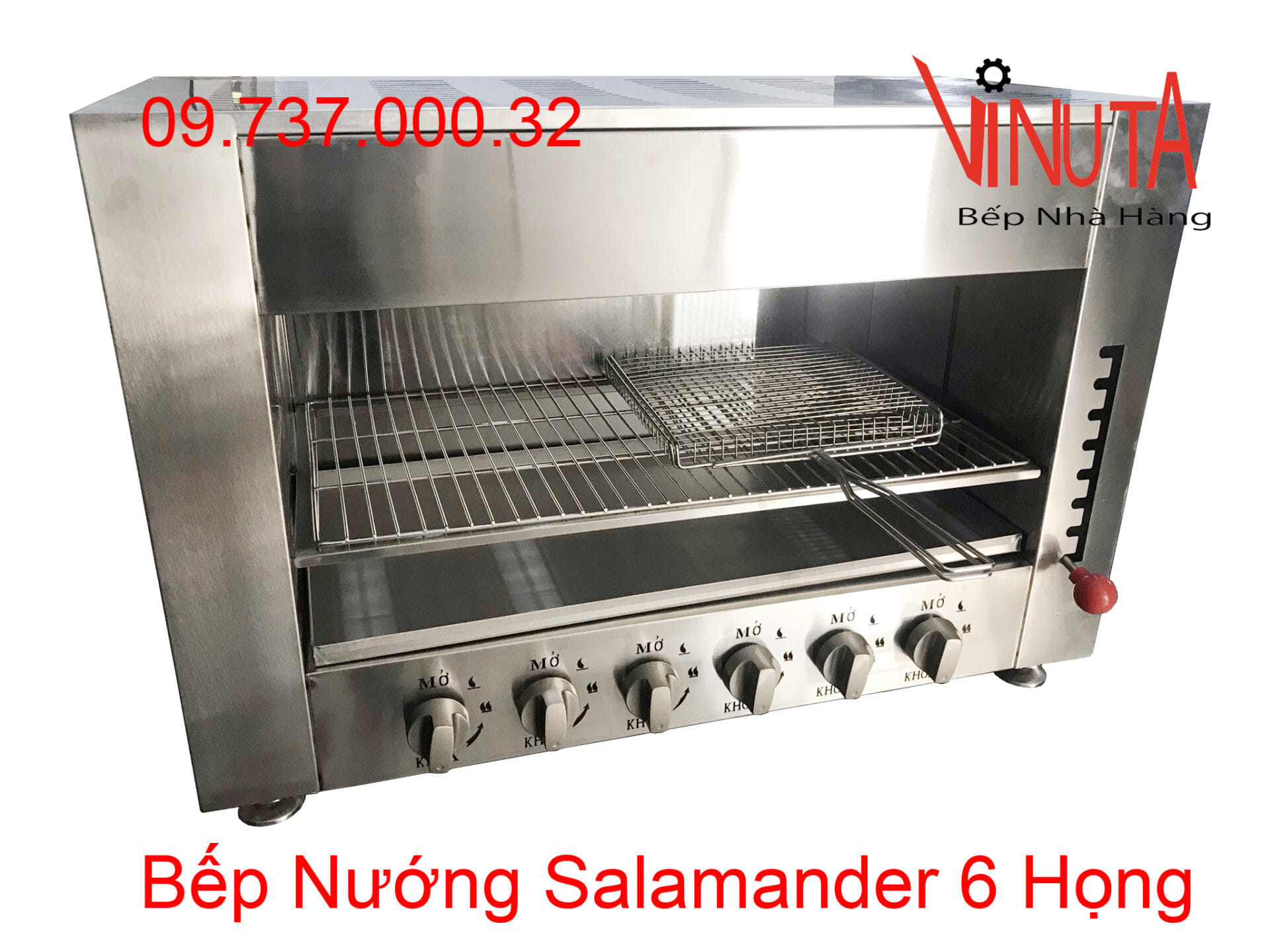 bếp nướng salamander 6 họng