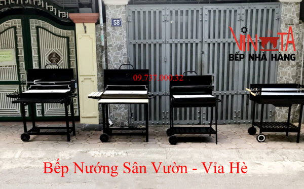 Bếp nướng sân vườn, lò nướng vỉa hè gia đình, cắm trại, picnic giá rẻ - Ảnh 17