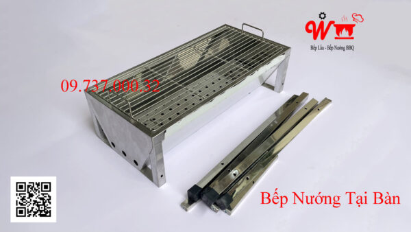Bếp nướng inox sân vườn, gia đình, picnic, homestay - Ảnh 5