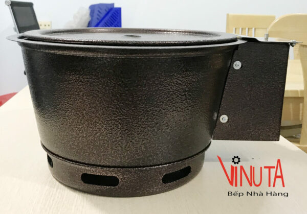 Bếp nướng than hoa âm bàn có quạt thổi than - Ảnh 7